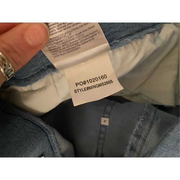 NYDJ NWT Pull-On Straight Belle Isle Blue Jeans Stretch Pants, Size 4, MSRP $119 - Picture 13 of 15